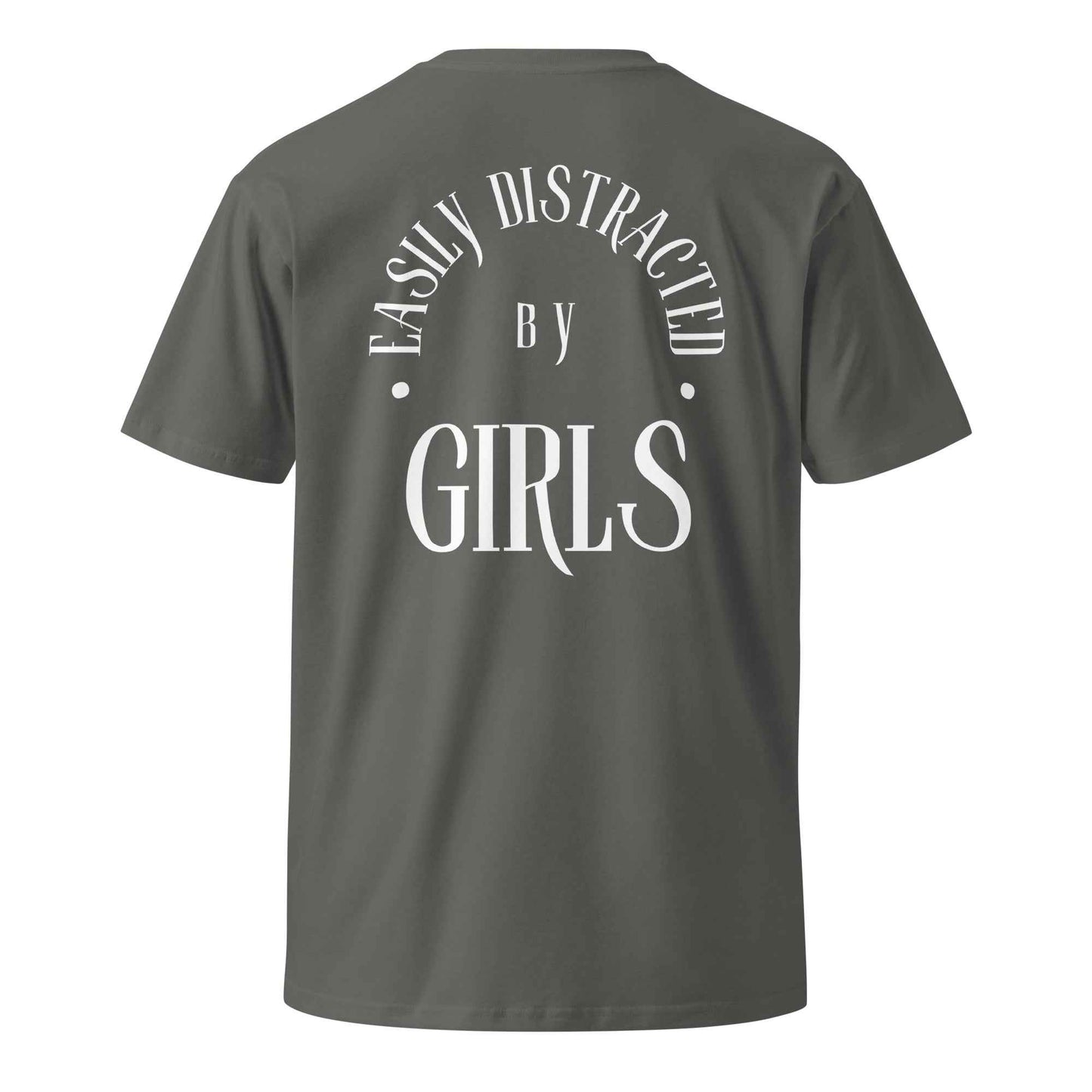 Distracted Premium T-Shirt - Combed Cotton Tee for Ultimate Comfort - Sapphire Brand