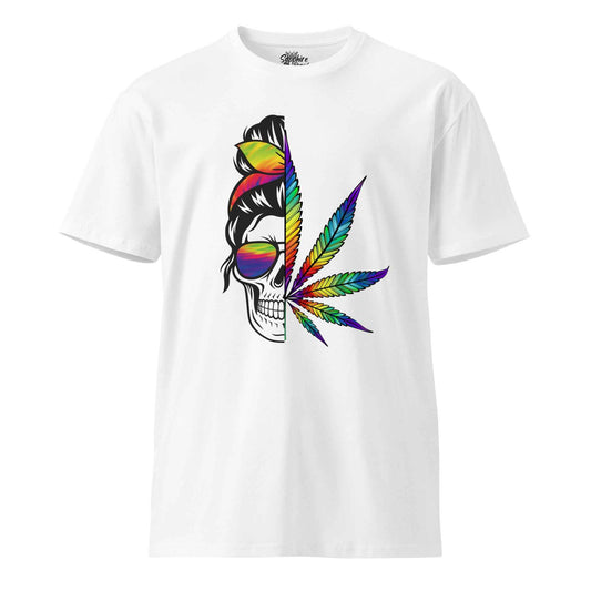 Pride Skull T-Shirt - Premium LGBTQ+ Pride Design - Sapphire Brand