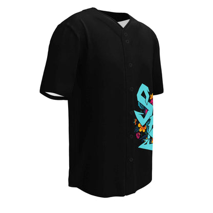 SB Floral Baseball Jersey - Premium Floral Baseball Jersey for Trendy Streetwear - Sapphire Brand