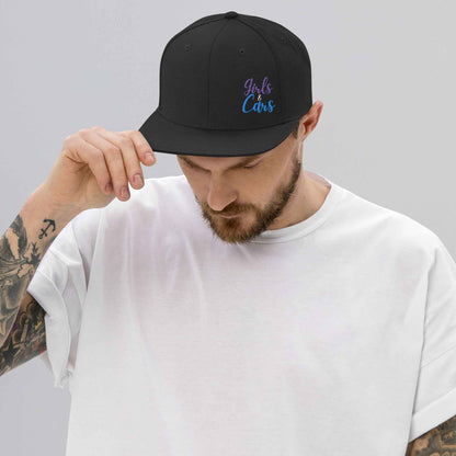 Girls and Cars Snapback Hat - Adjustable Streetwear - Sapphire Brand