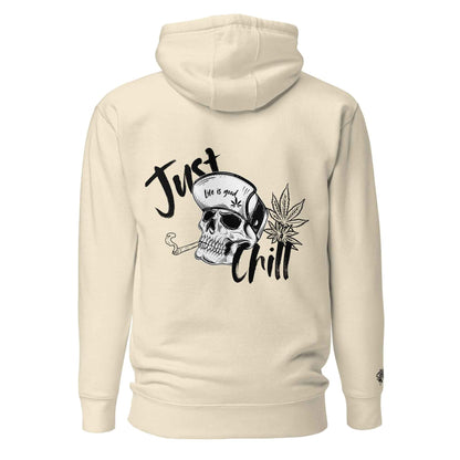 Just Chill Hoodie - Embrace Relaxed Lifestyle Streetwear - Sapphire Brand