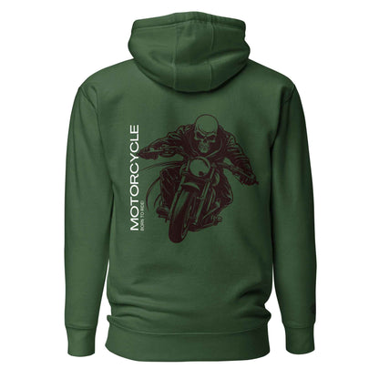 Motorcycle Hoodie for Biker Lifestyle - Stylish Streetwear Essentials - Sapphire Brand