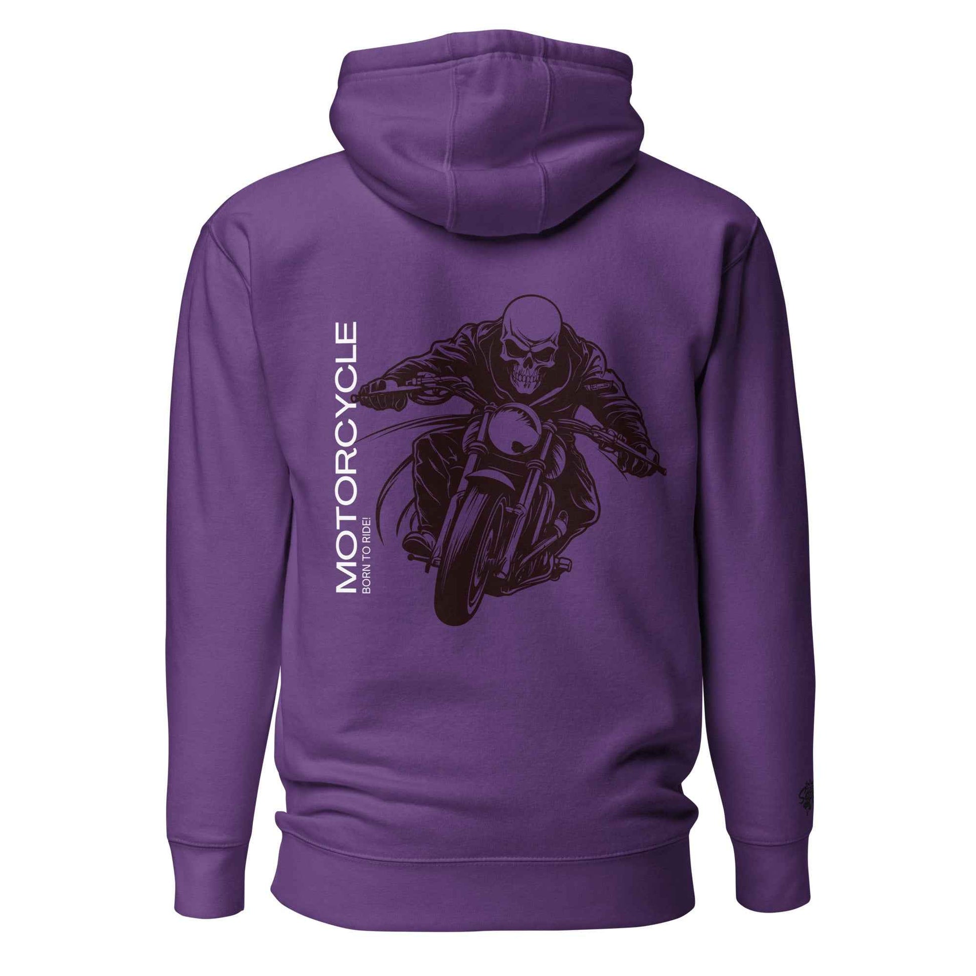 Motorcycle Hoodie for Biker Lifestyle - Stylish Streetwear Essentials - Sapphire Brand