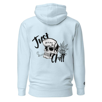Just Chill Hoodie - Embrace Relaxed Lifestyle Streetwear - Sapphire Brand