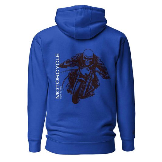 Motorcycle Hoodie for Biker Lifestyle - Stylish Streetwear Essentials - Sapphire Brand
