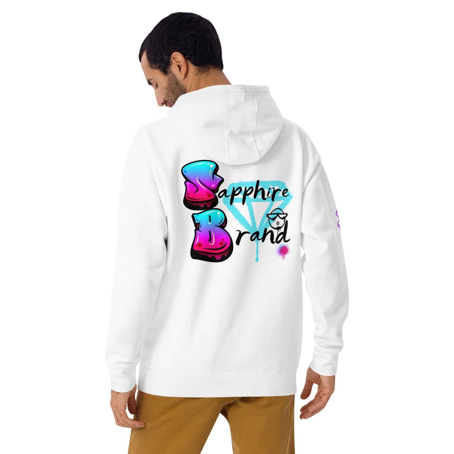 Sapphire Blue Pink Hoodie - Premium Streetwear Fashion for Trendsetters - Sapphire Brand