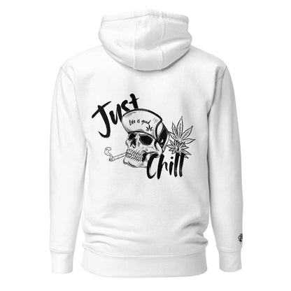 Just Chill Hoodie - Embrace Relaxed Lifestyle Streetwear - Sapphire Brand