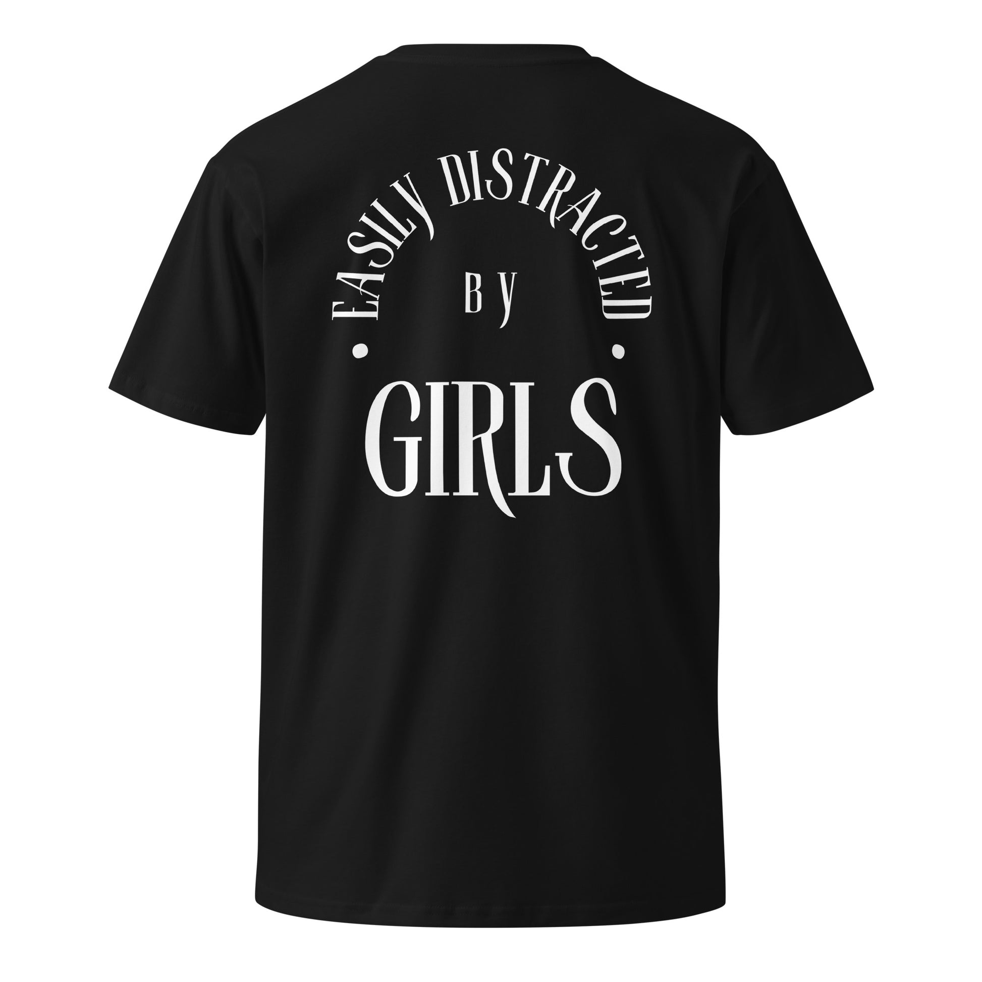 Distracted Premium T-Shirt - Combed Cotton Tee for Ultimate Comfort - Sapphire Brand