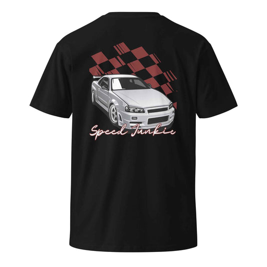 Speed Junkie T-Shirt for Racing Enthusiasts - Ultimate Speed Junkie Tee - Sapphire Brand