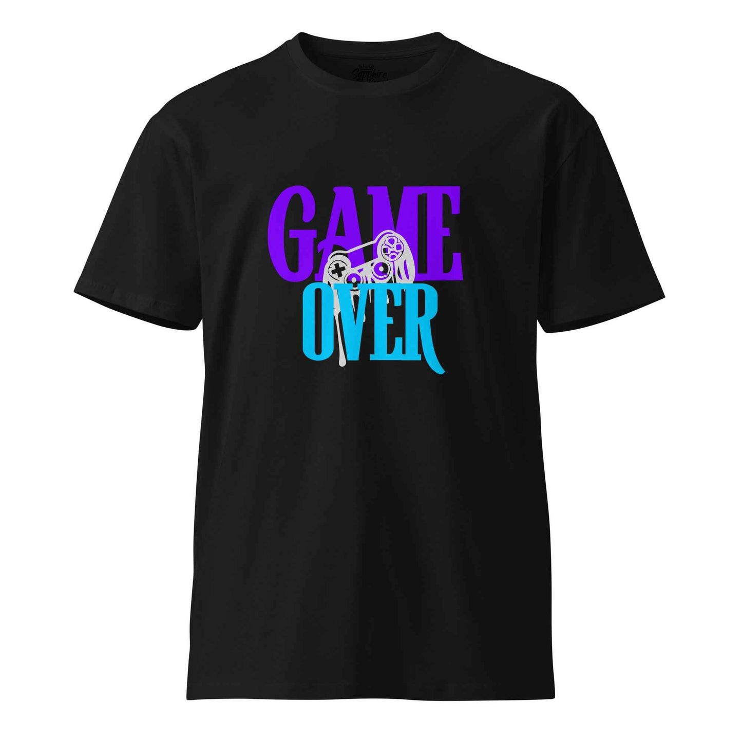 Game Over T-Shirt - Premium Gamer Lifestyle Tee - Sapphire Brand