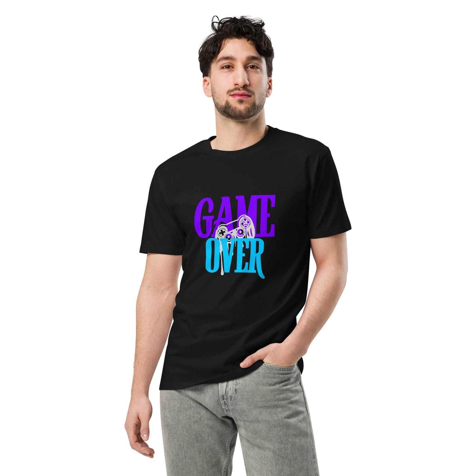 Game Over T-Shirt - Premium Gamer Lifestyle Tee - Sapphire Brand