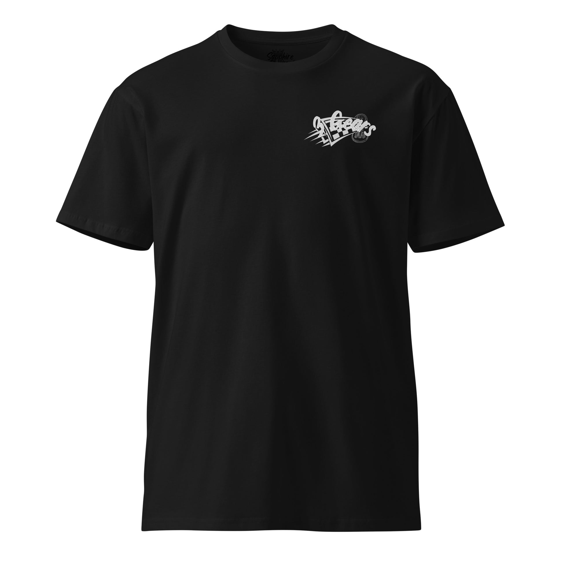 3 Gears Premium T-Shirt - Automotive Enthusiast Tee - Sapphire Brand
