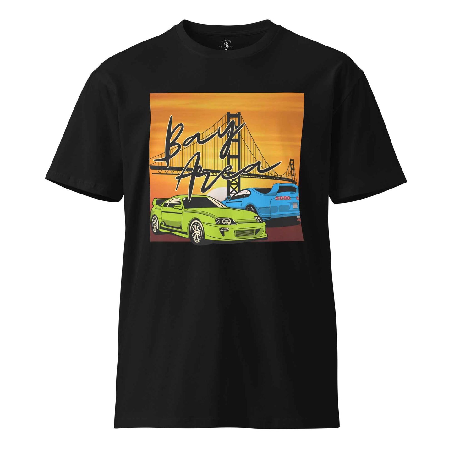 Bay Area Automotive Streetwear T-Shirt - Premium Design from San Francisco - Sapphire Brand