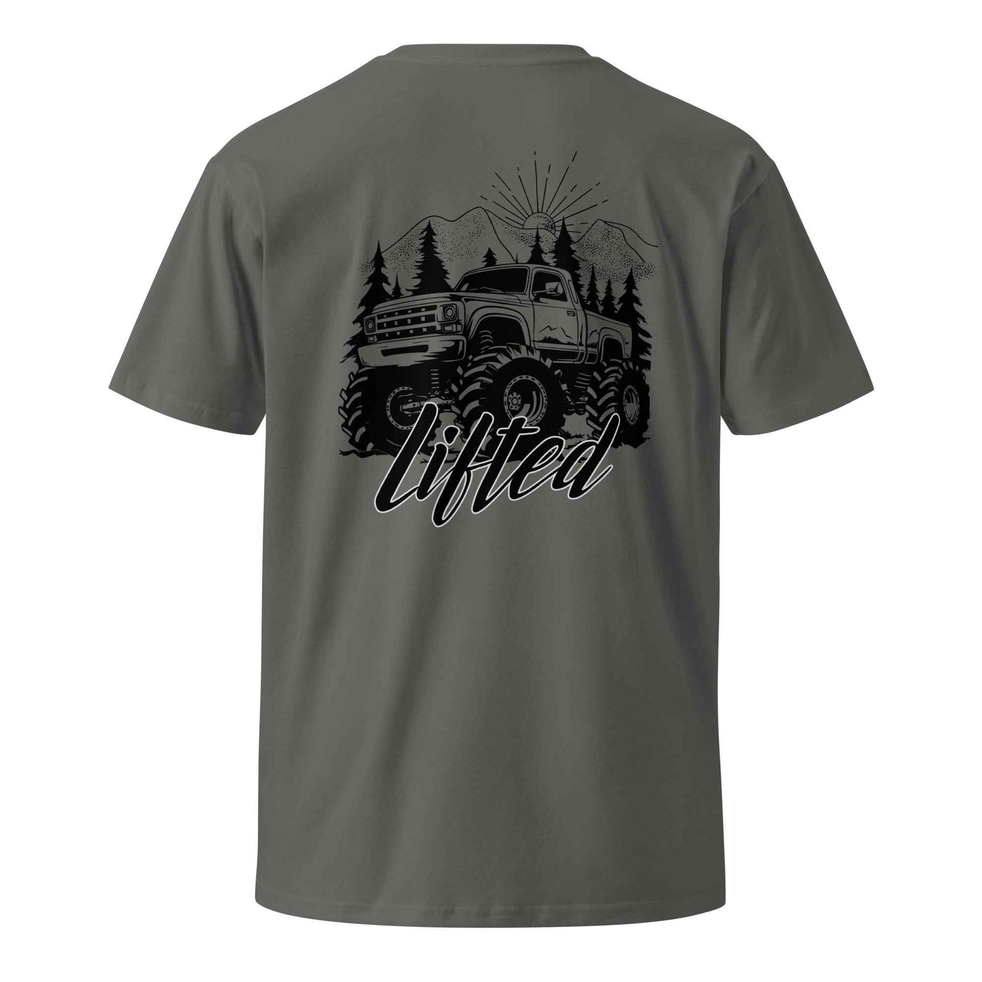 Lifted Premium T-Shirt - Trendy Streetwear Graphic Tee for Everyday Style - Sapphire Brand