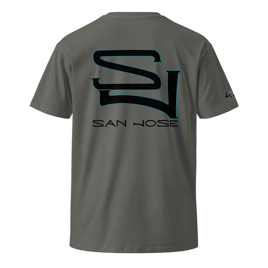 SJ Premium T-Shirt - Discover San Jose Streetwear Style - Sapphire Brand