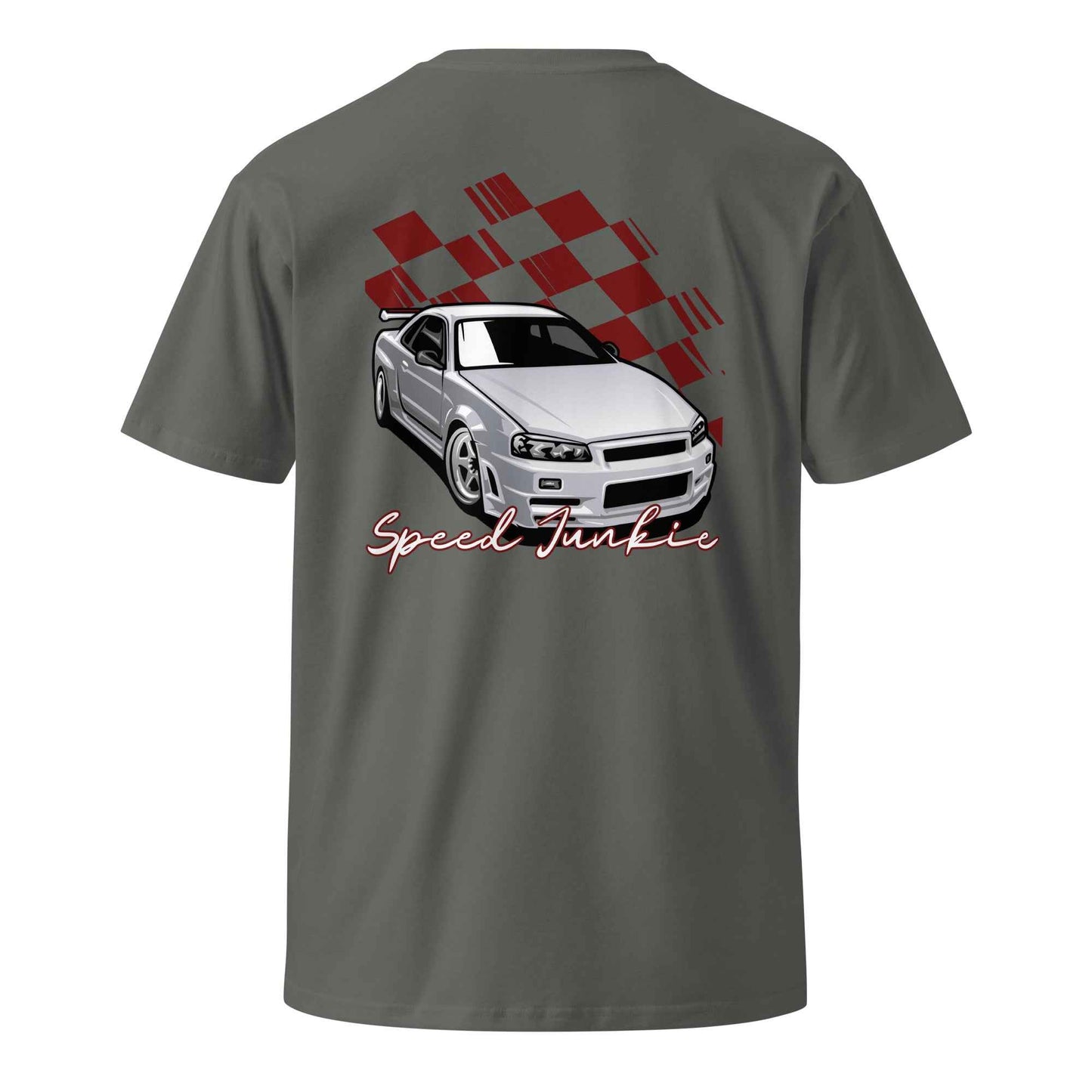 Speed Junkie T-Shirt for Racing Enthusiasts - Ultimate Speed Junkie Tee - Sapphire Brand