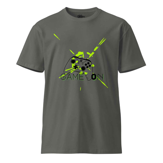 Game On Premium Gaming Enthusiast T-Shirt - Perfect Tee for Gamers - Sapphire Brand
