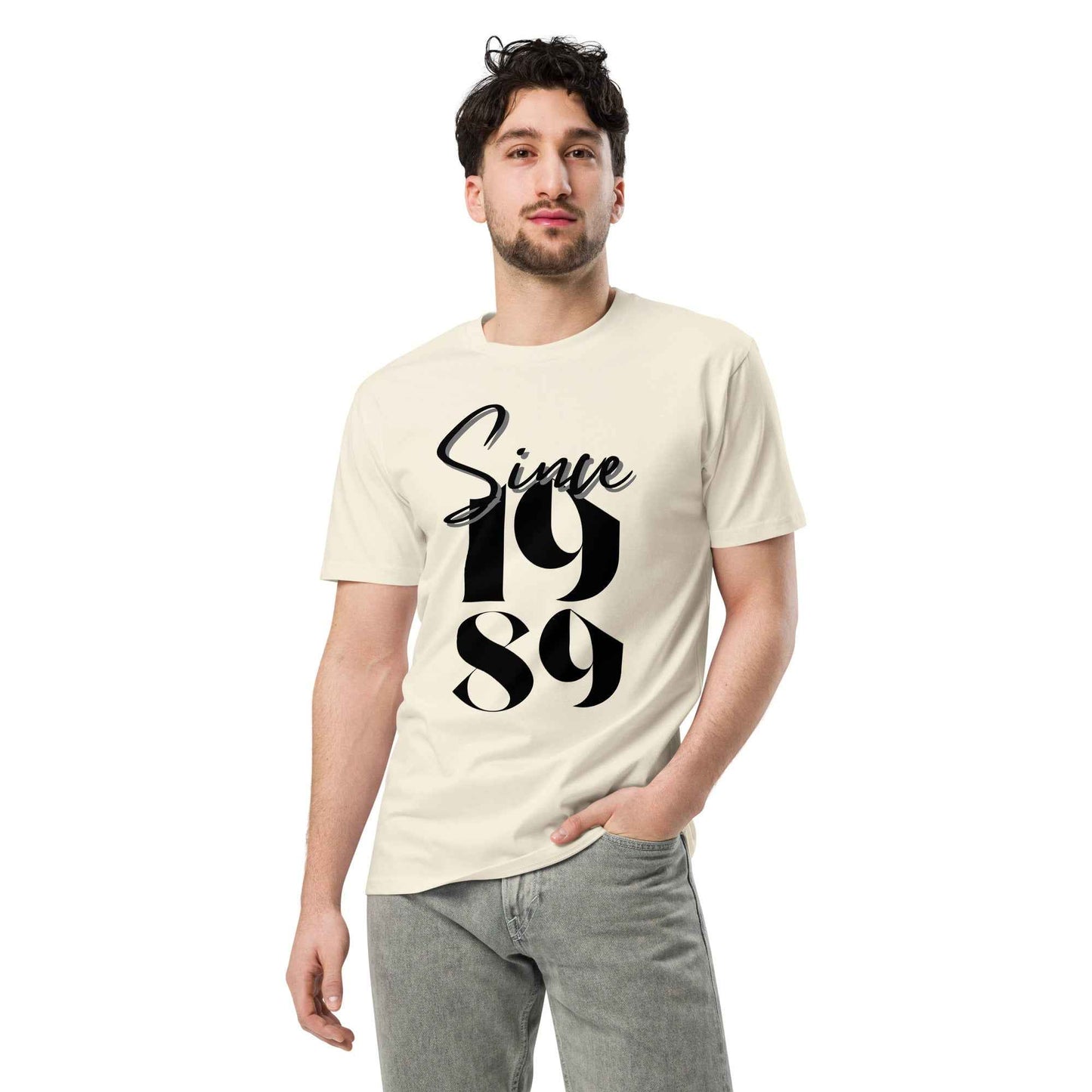 Since 1989 Vintage T-Shirt - Premium Year Tee for Retro Style - Sapphire Brand