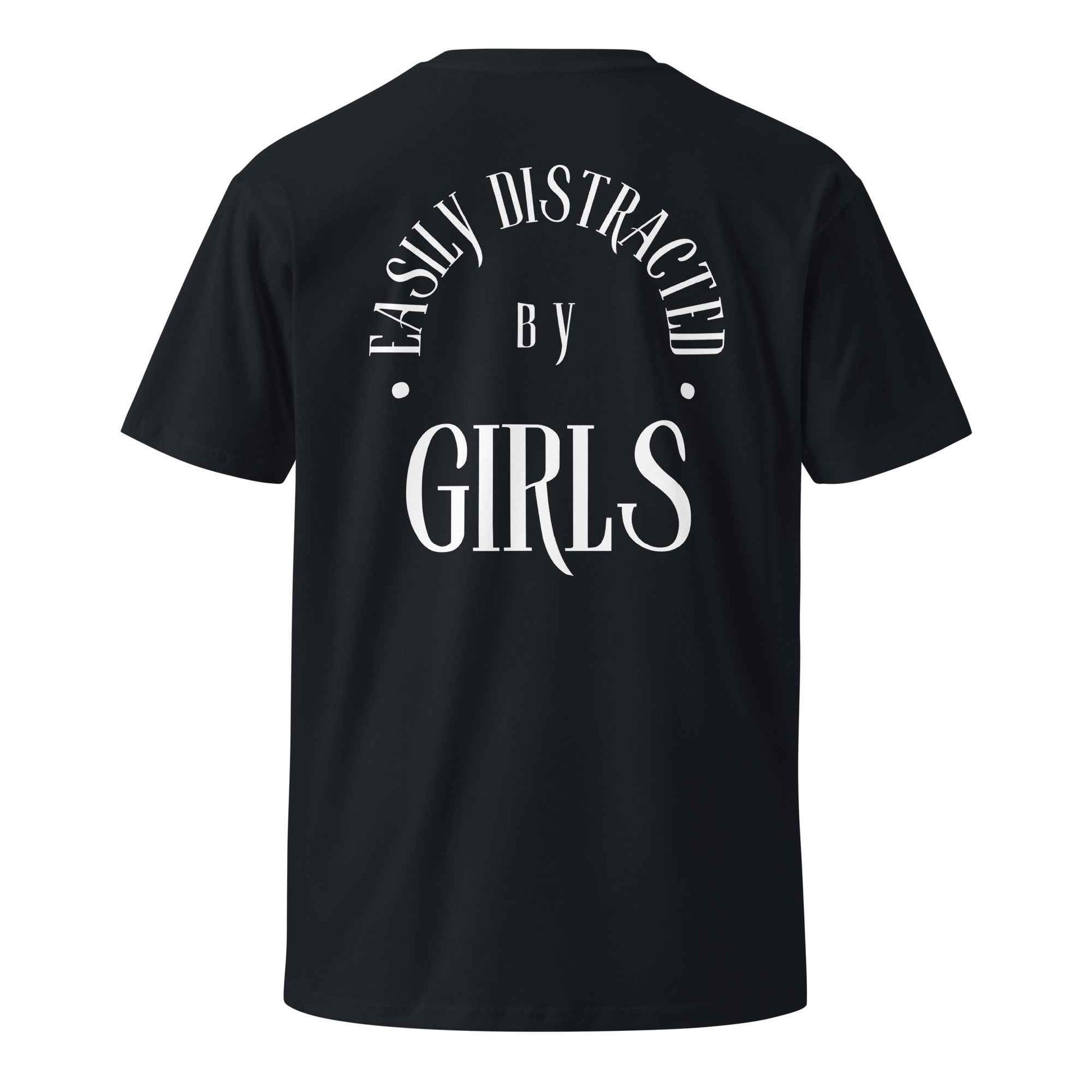 Distracted Premium T-Shirt - Combed Cotton Tee for Ultimate Comfort - Sapphire Brand