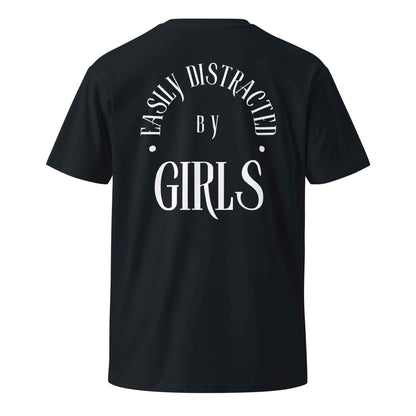 Distracted Premium T-Shirt - Combed Cotton Tee for Ultimate Comfort - Sapphire Brand