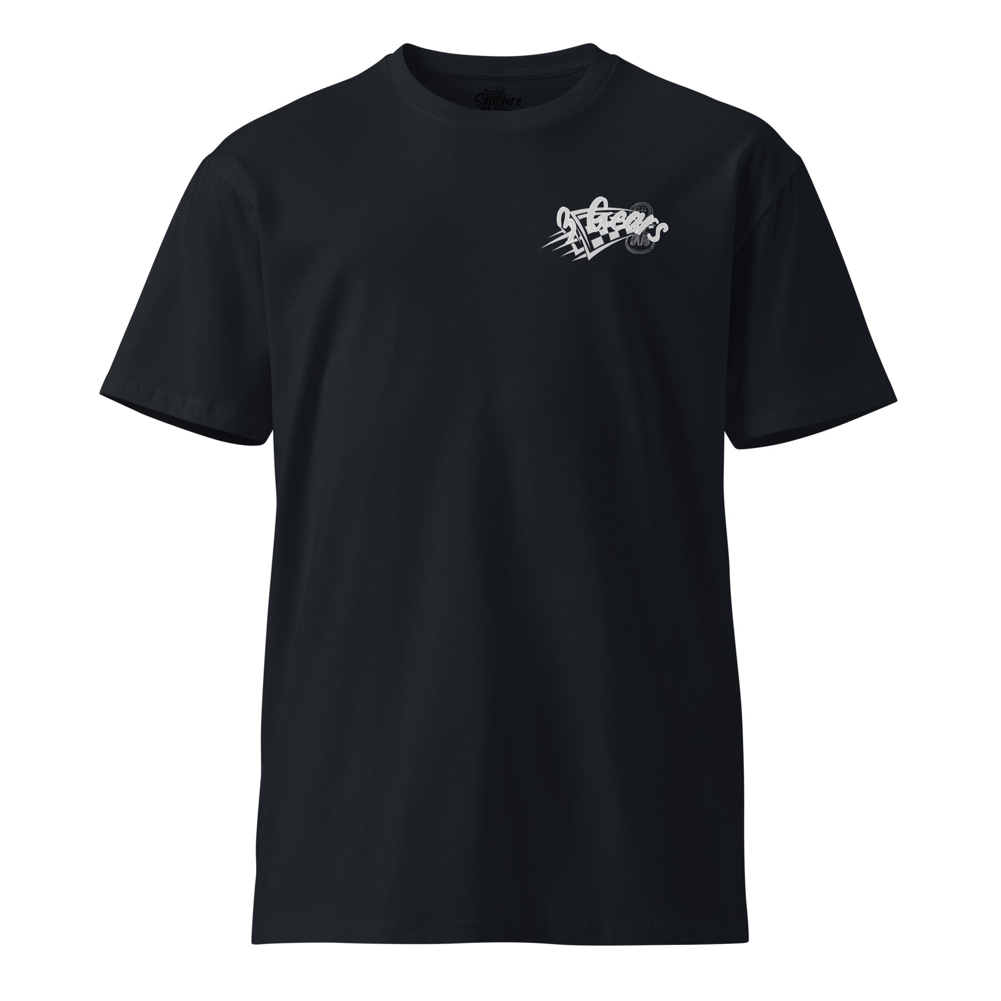 3 Gears Premium T-Shirt - Automotive Enthusiast Tee - Sapphire Brand