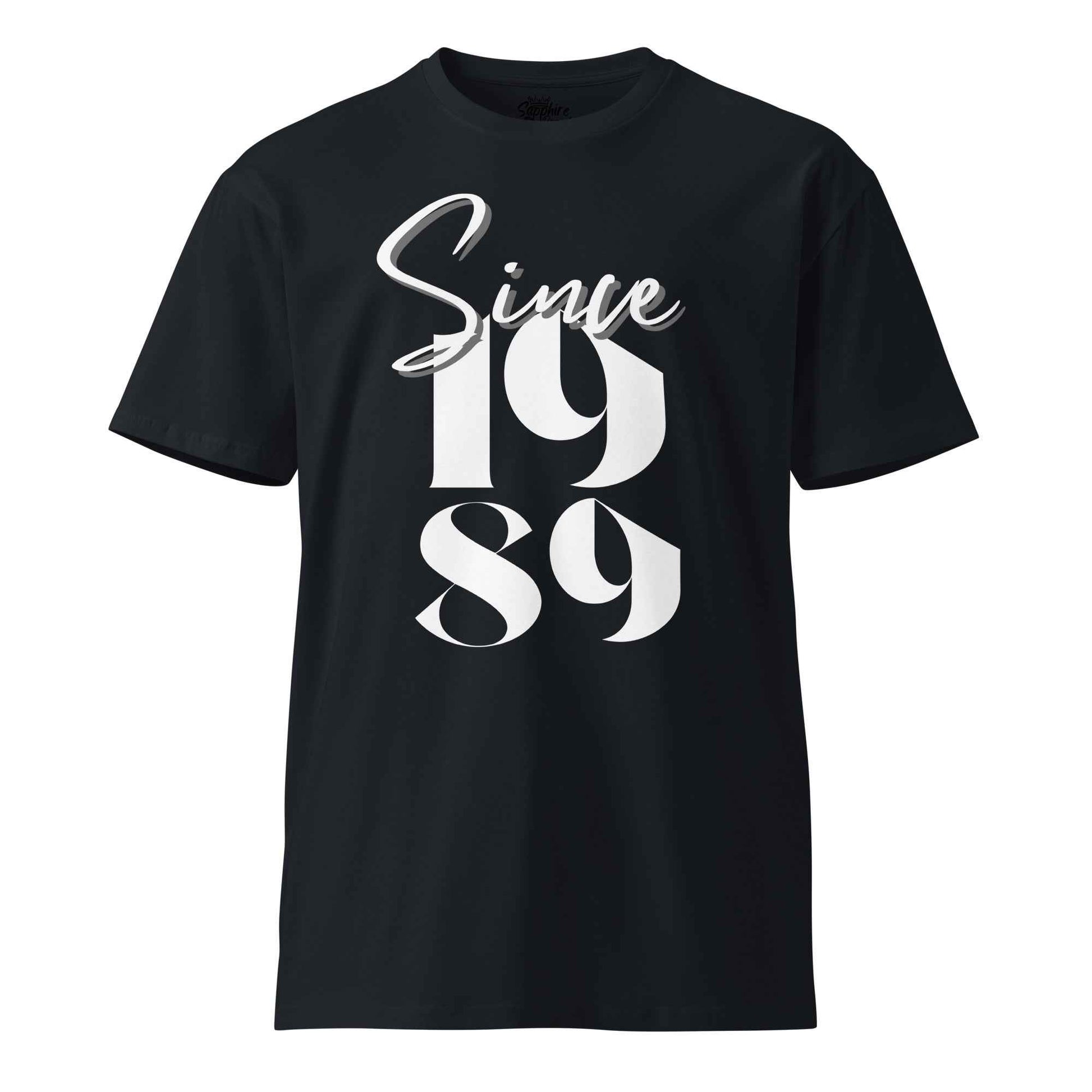Since 1989 T-Shirt for Timeless Style and Comfort - Sapphire Brand