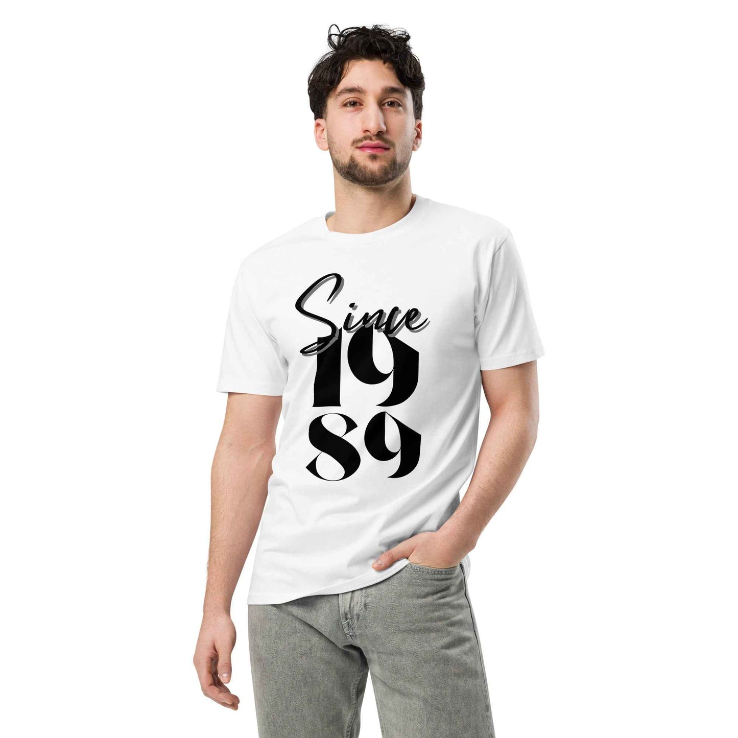Since 1989 Vintage T-Shirt - Premium Year Tee for Retro Style - Sapphire Brand