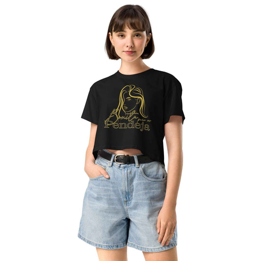 Bonita pero no pendeja Crop Top for Confident Women - Sapphire Brand